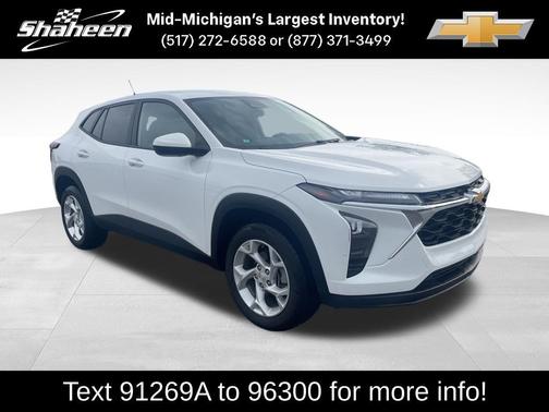Summit White 2024 Chevrolet Trax LS