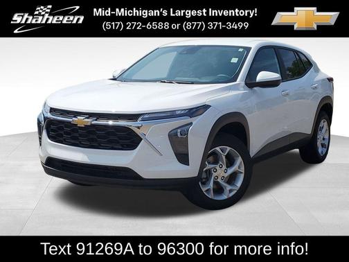 Summit White 2024 Chevrolet Trax LS