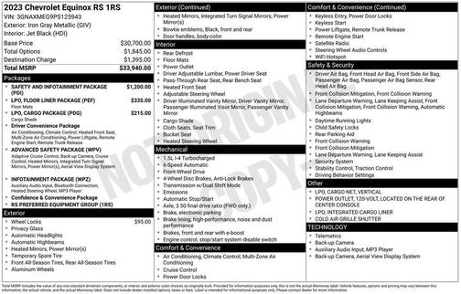 2023 Chevrolet Equinox RS