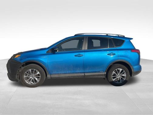 Electric Storm Blue 2018 Toyota RAV4 Hybrid LE