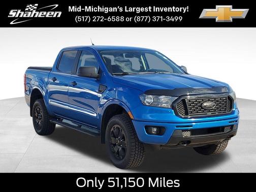 Blue 2021 Ford Ranger XLT
