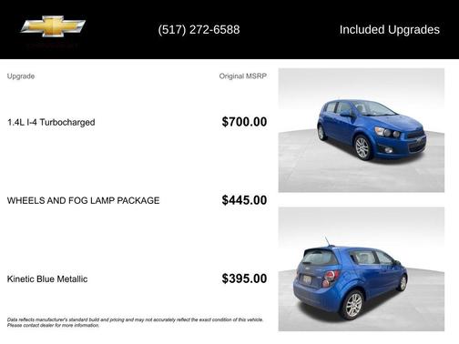 2016 Chevrolet Sonic LT