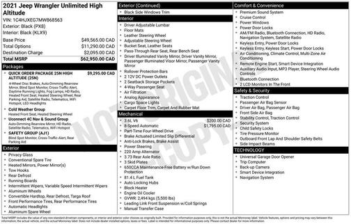 2021 Jeep Wrangler Unlimited Sahara Altitude