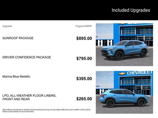 Marina Blue 2026 Chevrolet Trax ACTIV