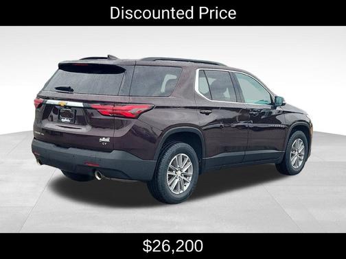Black Cherry Metallic 2023 Chevrolet Traverse LT Cloth