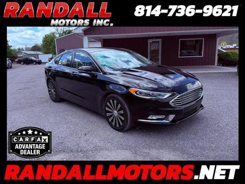 Shadow Black 2017 Ford Fusion SE