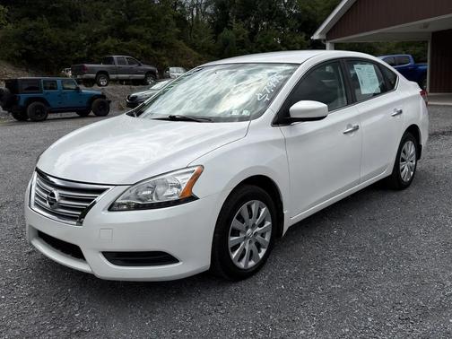 Aspen White 2014 Nissan Sentra S