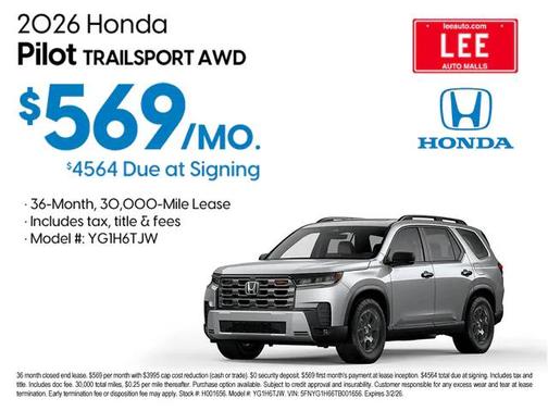 2026 Honda Pilot TrailSport