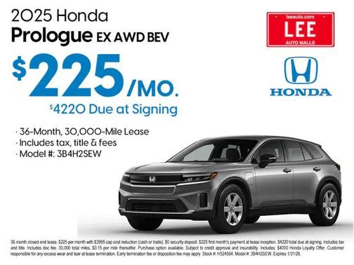 2026 Honda Prologue Elite