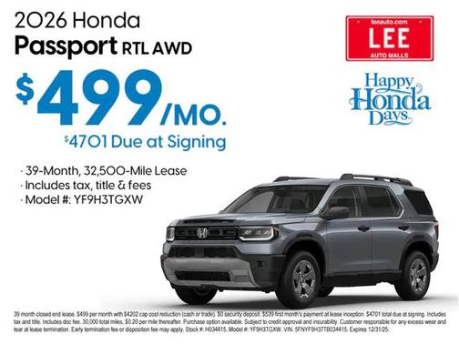 2026 Honda Passport AWD TrailSport Elite