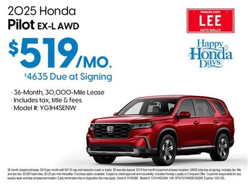 2025 Honda Pilot TrailSport