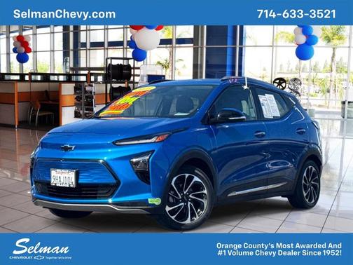 Bright Blue Metallic 2023 Chevrolet Bolt EUV Premier
