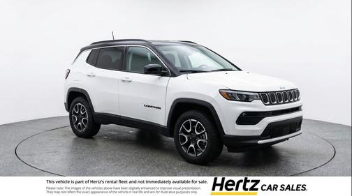 Bright White Clearcoat 2025 Jeep Compass Trailhawk