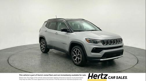Silver Zynith Metallic Clearcoat 2025 Jeep Compass Limited