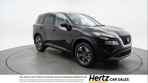 Super Black 2025 Nissan Rogue SV