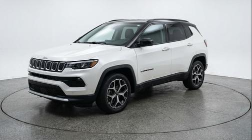 Bright White Clearcoat 2025 Jeep Compass Limited