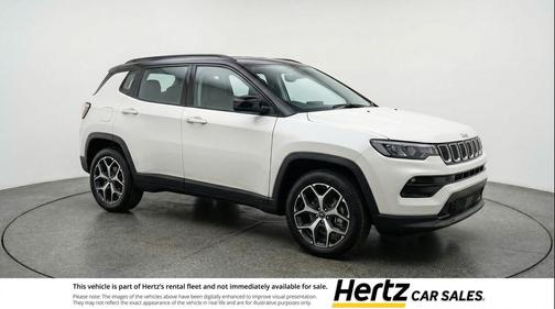 Bright White Clearcoat 2025 Jeep Compass Limited
