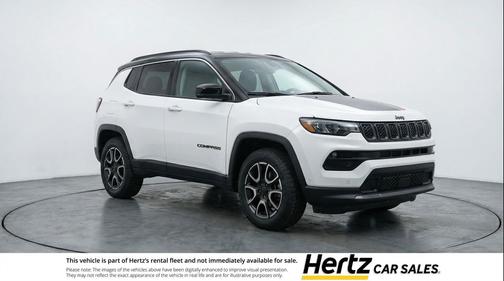 Bright White Clearcoat 2025 Jeep Compass Trailhawk