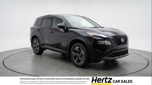 Super Black 2025 Nissan Rogue SV