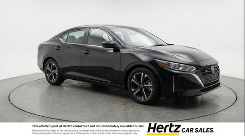 Super Black 2025 Nissan Sentra SV