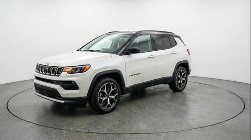 Bright White Clearcoat 2025 Jeep Compass Limited