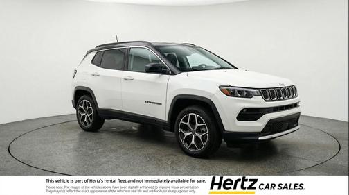 Bright White Clearcoat 2025 Jeep Compass Limited
