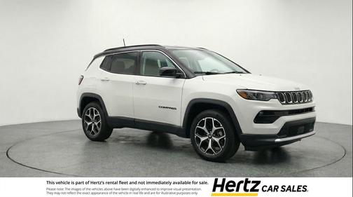 Bright White Clearcoat 2025 Jeep Compass Limited