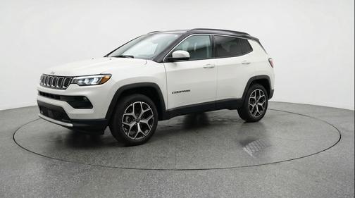 Bright White Clearcoat 2025 Jeep Compass Limited
