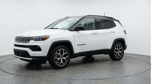 Bright White Clearcoat 2025 Jeep Compass Limited