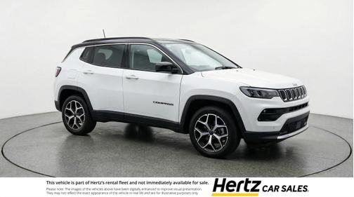 Bright White Clearcoat 2025 Jeep Compass Limited