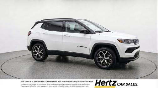 Bright White Clearcoat 2025 Jeep Compass Limited