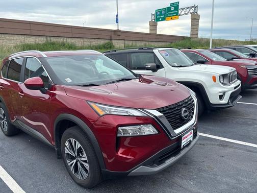 Scarlet Ember Tintcoat 2023 Nissan Rogue SV