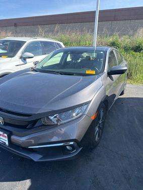 Modern Steel Metallic 2019 Honda Civic EX-L