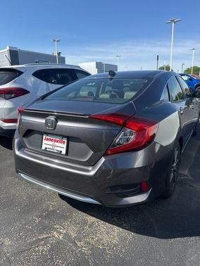Modern Steel Metallic 2019 Honda Civic EX-L