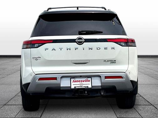 Pearl White Tricoat/Super Black 2023 Nissan Pathfinder Platinum 4WD