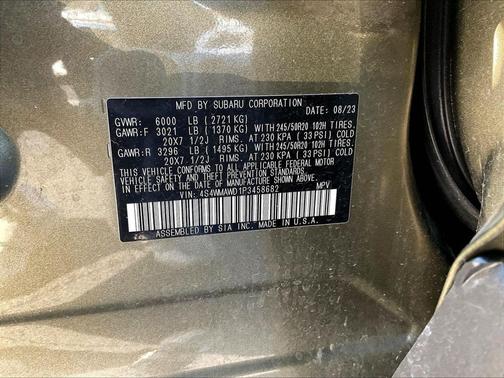 Autumn Green Metallic 2023 Subaru Ascent Touring 7-Passenger