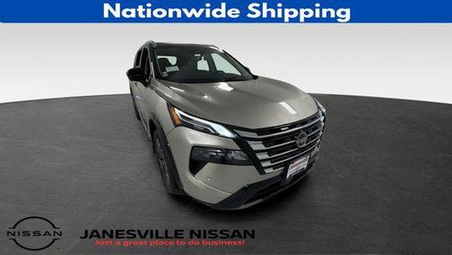 Champagne Silver Metallic/Super Black 2026 Nissan Rogue Platinum