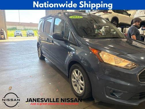 BLUE METALLIC 2022 Ford Transit Connect XLT w/Rear Liftgate