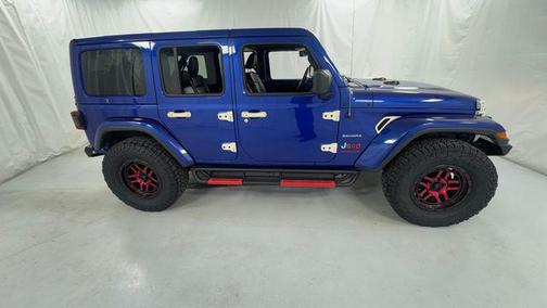 Ocean Blue Metallic Clearcoat 2019 Jeep Wrangler Unlimited Sahara