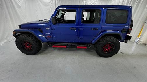 Ocean Blue Metallic Clearcoat 2019 Jeep Wrangler Unlimited Sahara