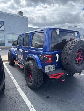 Ocean Blue Metallic Clearcoat 2019 Jeep Wrangler Unlimited Sahara