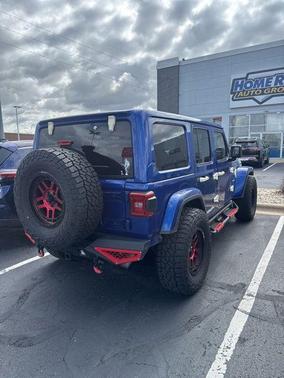 Ocean Blue Metallic Clearcoat 2019 Jeep Wrangler Unlimited Sahara