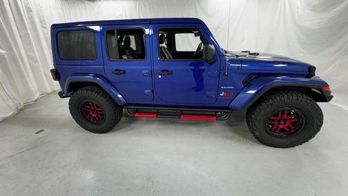 Ocean Blue Metallic Clearcoat 2019 Jeep Wrangler Unlimited Sahara