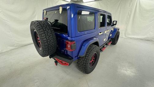 Ocean Blue Metallic Clearcoat 2019 Jeep Wrangler Unlimited Sahara