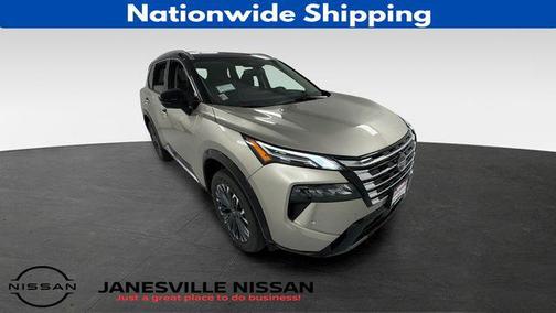 Champagne Silver Metallic/Super Black 2026 Nissan Rogue Platinum
