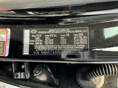 Phantom Black 2022 Hyundai TUCSON SEL