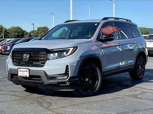 Sonic Gray Pearl 2024 Honda Passport AWD Black