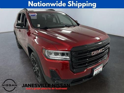 Volcanic Red Tintcoat 2023 GMC Acadia AWD SLE