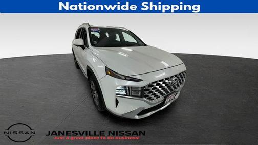 Quartz White 2021 Hyundai SANTA FE SEL 2.4