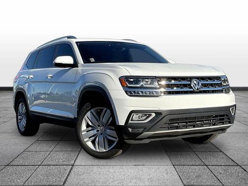 Pure White 2018 Volkswagen Atlas 3.6L SEL Premium
